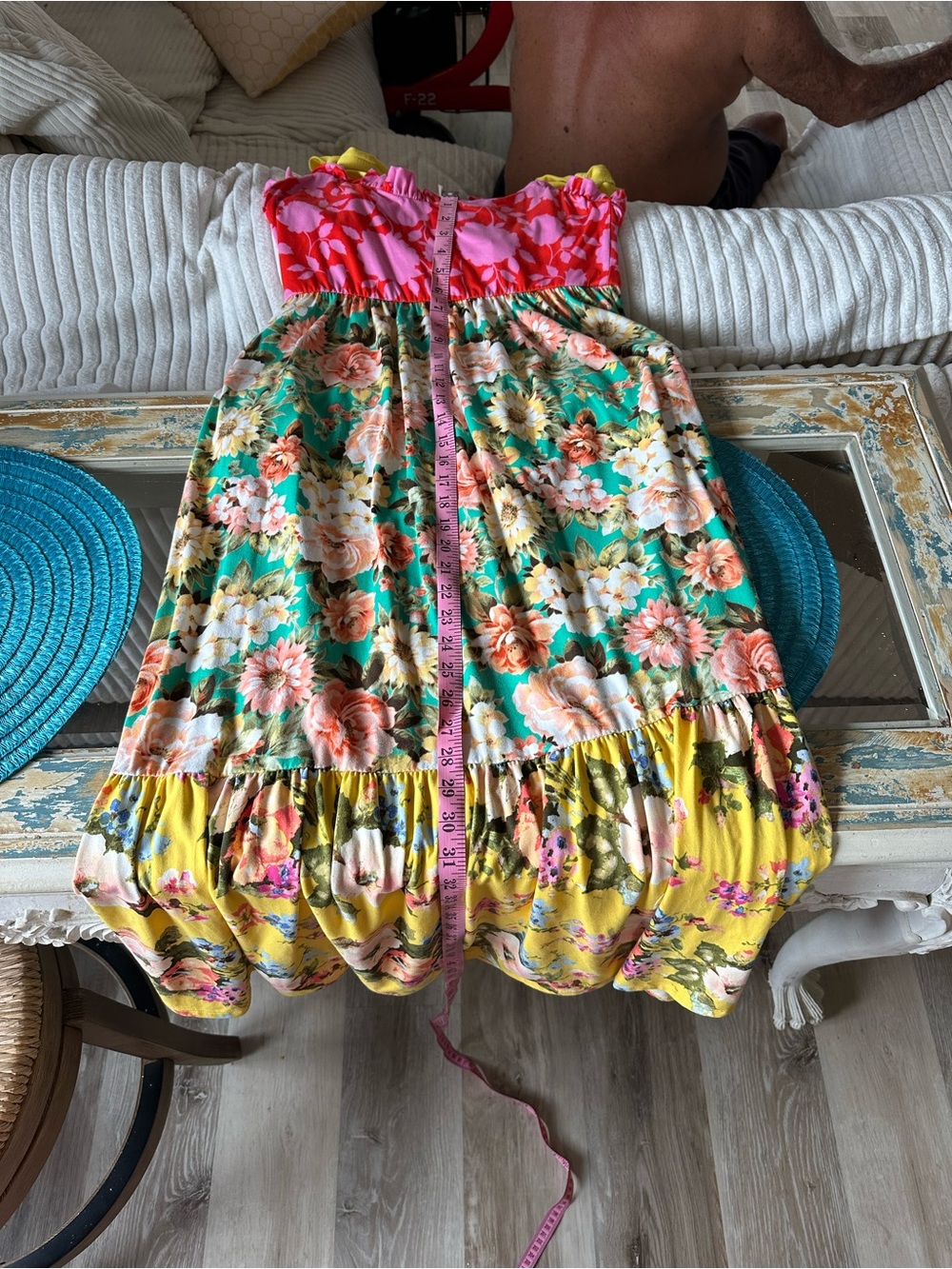 Haptic Boutique Maxi Sundress, eclectic, boho, Soft,Quality, dress L -XL - Picture 5 of 11